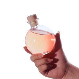 Vente en gros 50 100 150 200 250ml Haut de gamme Japonais Vin Whisky Vodka <span class=keywords><strong>Épaissi</strong></span>e Verre Dépoli Liège scellé Tequila Bouteille de Vin - Product Image 1