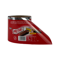 OEM/ODM Rouleaux de film plastique souple brillant, résistant à l'humidité, de qualité alimentaire, pour emballage de crème glacée et de sucettes glacées, impression hélio, pour produits surgelés, usine