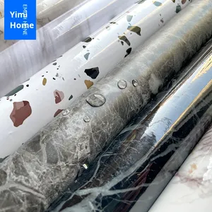 วอลล์เปเปอร์พีวีซีลายหินอ่อนมีกาวในตัวกันน้ำมันพื้นหลังทีวีสติกเกอร์ติดผนังห้องน้ำผนัง - Product Image 3