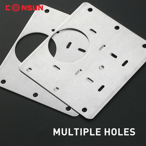 Charnières <span class=keywords><strong>de</strong></span> meubles, plaque <span class=keywords><strong>de</strong></span> montage pour charnière <span class=keywords><strong>de</strong></span> meubles, protection pour <span class=keywords><strong>porte</strong></span> d'armoire <span class=keywords><strong>de</strong></span> <span class=keywords><strong>cuisine</strong></span> en bois et acier inoxydable, Kit <span class=keywords><strong>de</strong></span> réparation <span class=keywords><strong>de</strong></span> plaques latérales - Product Image 4