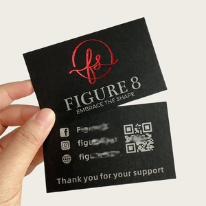 <span class=keywords><strong>Carte</strong></span> de remerciement <span class=keywords><strong>personnalisée</strong></span> haut de gamme feuille d'or cartes de fête rouge nouvel an noël papier personnalisé cartes de visite joyeuses vacances - Product Image 6