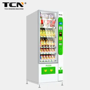 Máquina Expendedora de botellas TCN, máquina expendedora de bebidas calientes y café enlatado, botella grande