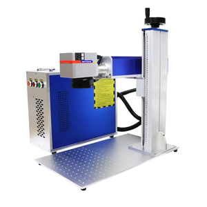 Machine de gravure et de marquage laser à fibre CNC portable 20W-100W à refroidissement par air pour métal et bois, compatible DXF/PLT/BMP/AI - Product Image 1