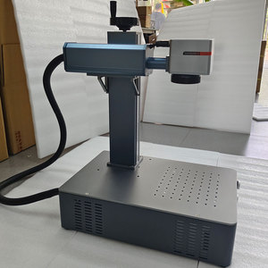 Fiber Laser Engraving Machine for Stone Metal <b>Rubber</b> <b>Plastic</b> 2.5D Deep Marking Serial Number With Rotary Axis High-Precision - Product Image 1