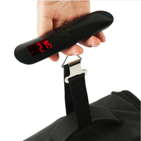 Pèse-bagages numérique portable J&R 50 kg 110 lb OEM avec écran LCD rouge