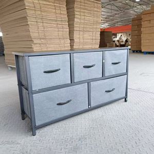 Armoire à jouets en fer à cinq tiroirs pour un <span class=keywords><strong>rangement</strong></span> simple en tissu, idéale pour la maison, le bureau, la salle de sport, l'école ou l'atelier - Product Image 5
