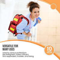 Mochila de rescate de terremoto Waterpoof, mochila de supervivencia de escalada, bolsa médica de gran capacidad, bolsa de botiquín de primeros auxilios para el hogar