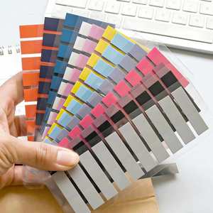 Notas Adhesivas Multicolor de Color Sólido, 12 Estilos Disponibles, 200 Hojas Cada Uno, Aptas para Oficina, Estudio y Notas - Product Image 2