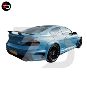 Venta de Fábrica: Kit de Carrocerí<span class=keywords><strong>a</strong></span> Estilo ZD, Parachoques, Capó, Faldones Laterales y Alerón para <span class=keywords><strong>BMW</strong></span> Serie 6 E63 E64 650 630 645 2004-2010 - Product Image 4