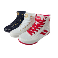 Chaussures de boxe montantes personnalisables avec logo, en PU respirant et maille anti-transpiration, pour jeunes et adultes, clubs d'arts martiaux, équipes, achat en gros