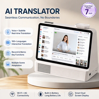 Dispositif de traduction vocale intelligent Android à double écran OLED, traduction en temps réel, mode hors ligne, enregistreur de réunion, vidéo
