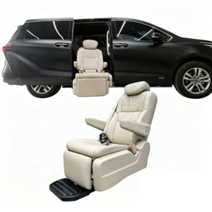 Asiento Deportivo Tengyun S5B de Cuero PU, Cómodo, Universal para Camionetas Sprinter, Giratorio y Programable para Usuarios con Discapacidad - Product Image 1