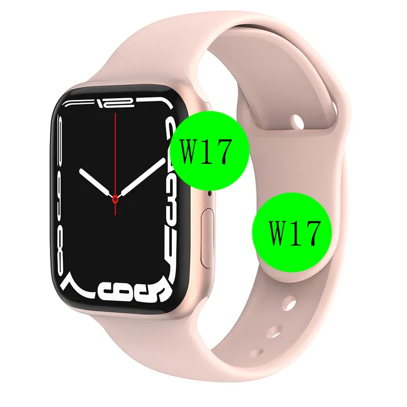 سلسلة 7 ساعة ذكية W17 ضغط الدم القلب معدل SPO2 ECG 1.9 بوصة تعمل باللمس BT دعوة Smartwatch الجملة Reloj Inteligente