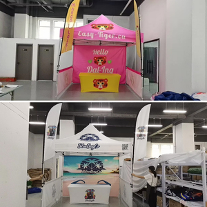 Tenda Pop-Up Personalizzata in Alluminio 10x10 Resistente, Monostrato Esagonale, Gazebo Pubblicitario per Eventi al Chiuso con Opzione di Stampa Logo - Product Image 5