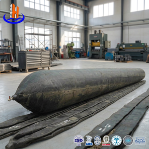 Airbag gonflable en caoutchouc mélangé NR/SBR 0,8-3,0 m pour le sauvetage, le lancement, l'accostage et le levage de navires, résistant à la déchirure, certifié CCS/BV/ISO - Product Image 1