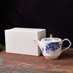 Vintage Ceramic <b>Tea</b> Kettle Household <b>Tea</b> <b>Set</b> Single Teapot <b>Tea</b> Making Device Teapot Interlock Branch Lotus Sketch Pot - Product Image 1