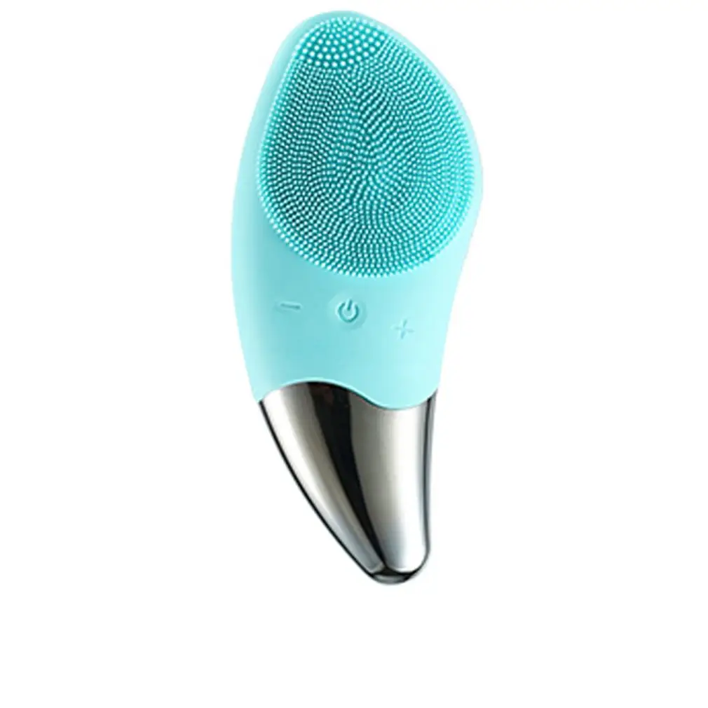 Hot Selling Sonic electric vibrator face scrubber exfoliator skin cleaner massage wash machine silicone facial cleansing brush