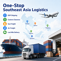 Agent transitaire express porte-à-porte mondial DDP par voie aérienne et maritime de la Chine vers le monde entier, couverture complète des pays, service de transport maritime 2025