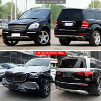 Modification et amélioration de la voiture X164 2006-2012, pare-chocs avant et arrière, feux antibrouillard, adaptabilité pour Benz GL Class GLS X167