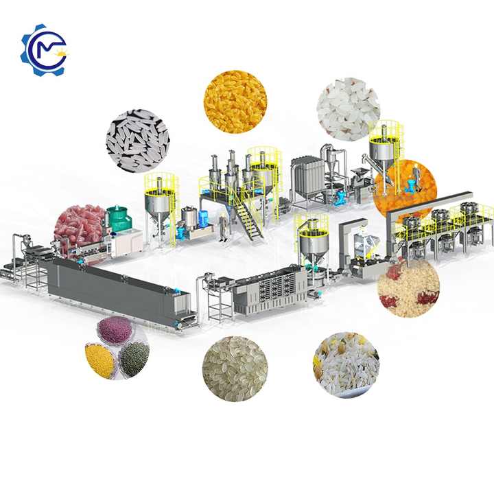 Reconstituted Rice Process Line Nutritional Rice Process Line Fortified ...