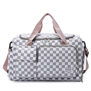 Unisex Fashion Large Oxford Waterproof Zipper <b>Light</b> Weight Sport Makeup Garment Storage Duffle for Clothes Vintage Travel Bag - Product Image 4
