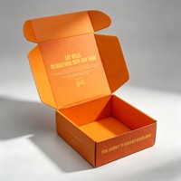 Boîte d'expédition en carton ondulé personnalisée avec logo imprimé, recyclable, pour chaussures, vêtements, cadeaux, emballage pour petites entreprises