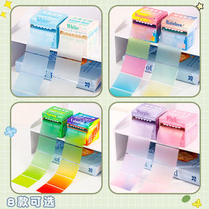 Nouvelles notes autocollantes avec languette de traction, blocs autocollants portables, parfaits pour marquer, indexer, prendre des notes, idéal pour l'école et le bureau - Product Image 5