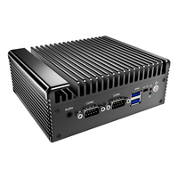 Mini PC Industrial con 2 Puertos Ethernet, Windows 10, Ubuntu Linux, Servidor de Computación Industrial Integrado, US/CN/EU para I5 6200U NUC