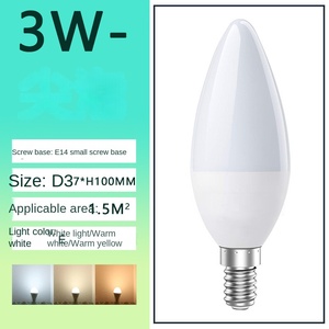 หลอดไฟ LED แบบเชิงเทียน E12 5W 450 ลูเมนส์ แสงวอร์มไวท์ สำหรับโคมระย้า ฐานเล็ก อะลูมิเนียม 80 CRI ใช้งานได้ 50000 ชั่วโมง - Product Image 5