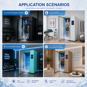 Appareil professionnel pour le corps entier -120 ℃   Chambre de cryothérapie électrique pour la récupération sportive et la thérapie de la douleur - Product Image 6