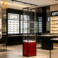 Vitrine de présentation de lunettes de luxe moderne pour magasin d'optique, taille personnalisée, présentoir d'exposition de lunettes de soleil pour centre commercial