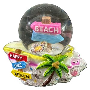 Fabbrica Design personalizzato simpatico globo di acqua animale spiaggia Souvenir turistico in resina lucertola tartaruga marina Florida globo di neve - Product Image 5