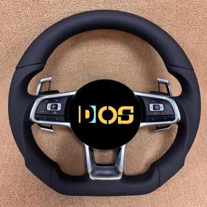 Volant en cuir de haute qualité DOS pour VW Volkswagen Golf <span class=keywords><strong>5</strong></span> Mk5 GTI <span class=keywords><strong>Polo</strong></span> <span class=keywords><strong>R</strong></span> <span class=keywords><strong>Line</strong></span> - Product Image 1