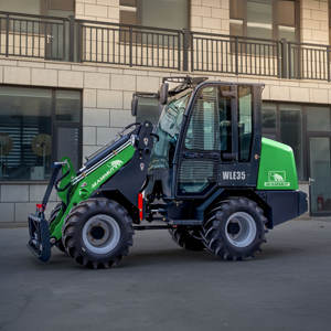 Электрический колесный телескопический погрузчик 0.4ton 0.8ton 1.0ton <span class=keywords><strong>1.2ton</strong></span> сельскохозяйственная Строительная Лопата оборудование мини-погрузчик - Product Image 3