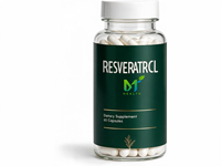 Capsules OEM Trans-Resveratrol 500mg Complexe - Longévité Cellulaire, 60 Capsules