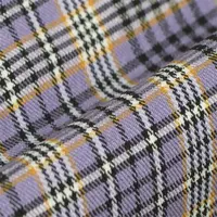 Sunplustex - Woven Yarn Dyed Check Bengaline Rayon Cotton Nylon Spandex Fabric for Women