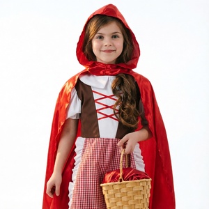 Disfraz de <span class=keywords><strong>Caperucita</strong></span> <span class=keywords><strong>Roja</strong></span> para Halloween 2026, Traje de Cosplay para Bebés y Niñas, Vestido de Princesa de Poliéster para Actuaciones - Product Image 6