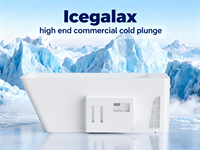 Cermicial Bañera de Inmersión Fría Independiente con Enfriador Incorporado y Control WiFi para Recuperación de Atletas en Gimnas