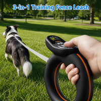 Ensemble de laisse de dressage électronique GPS pour chien, étanche, avec télécommande, portée 1000m, contrôle 9999m, fonctions Bip, Vibration, Statique