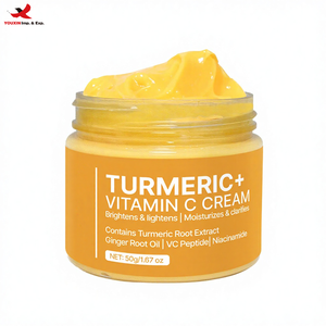 Crème Visage Éclaircissante et Blanchissante au Curcuma Bio et Végétalienne, enrichie en Vitamine E, pour Tous Types de Peau, Livraison en 3 Jours, Commande Mixte en Gros GZ RTS - Product Image 1