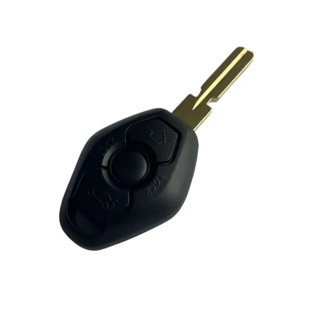 2000-2003 EWS 3-Button ASK 315MHz 433.92MHz Adjustable Frequency Remote Key ID44 CHIP 4 Track HU58 For BMW EWS