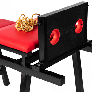Lit de bondage réglable BANSEY avec repose-pieds en bois, Sedia bondage, Banco de sumision, banc de fessées, outils sexuels - Product Image 5