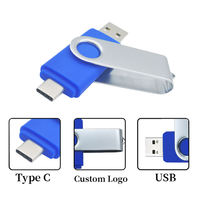 Nueva Memoria USB Hybour 2 en 1 Tipo-C USB 3.0 de 4GB-128GB, Plástico, Multicolor, 1 Año de Garantía, Venta al Por Mayor