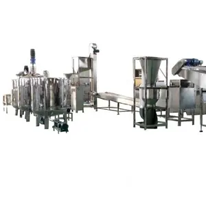 haute efficacité de machines principal d'unité complètement de production  de beurre des arachides avec faible coût