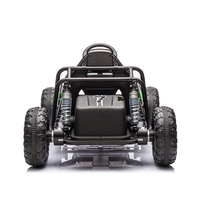 Kart électrique tout-terrain 24V haute performance pour enfants et adultes, kart à pédales robuste pour la plage, buggy de plage