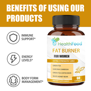 Cápsulas Quemagrasas para Mujeres, Directo de Fábrica, con Té Verde, Favorecen el Control de la Piel y el Cuerpo, Suprimen el Apetito - Product Image 3