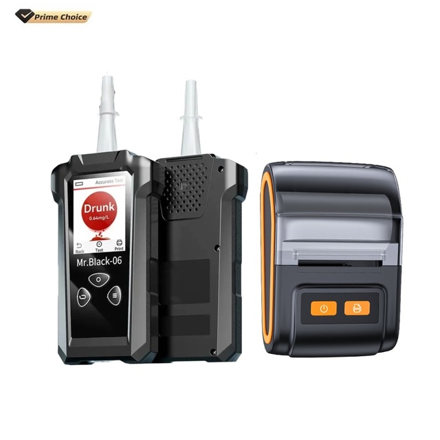 Hot Selling Digital Breathalyzer Alcohol Detector Best Accuracy Fuel Cell Type Quick Blow Breath Alcohol Tester