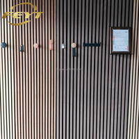 FEYT MDF Polyester Fiber Bois Latte Absorbant Plaque Home Studio Auditorium Insonorisé Painel Ripado Suppression Du Bruit Texturé