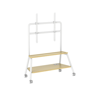 Meuble <span class=keywords><strong>TV</strong></span> au <span class=keywords><strong>design</strong></span> moderne et simple sur <span class=keywords><strong>roulettes</strong></span>, facile à déplacer, pour salon - Product Image 2