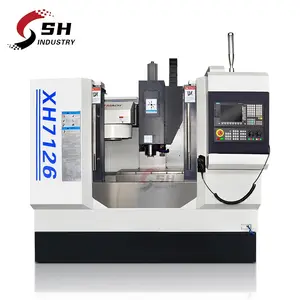China small cnc milling machine XH7126 siemens system 3 axis cnc machine center